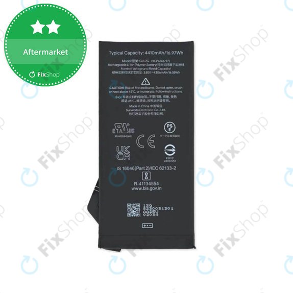 Μπαταρία για Google Pixel 6a GX7AS, GB62Z, GLU7G, 4410mAh