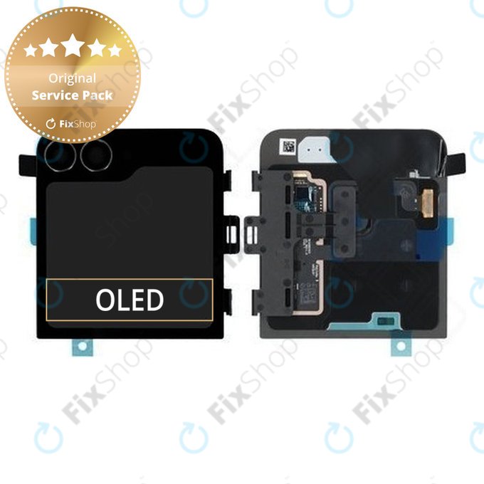 LCD Display με Touch Screen (Sub) για Samsung Z Flip 7 FE F761B, GH97-30985A, Genuine Service Pack