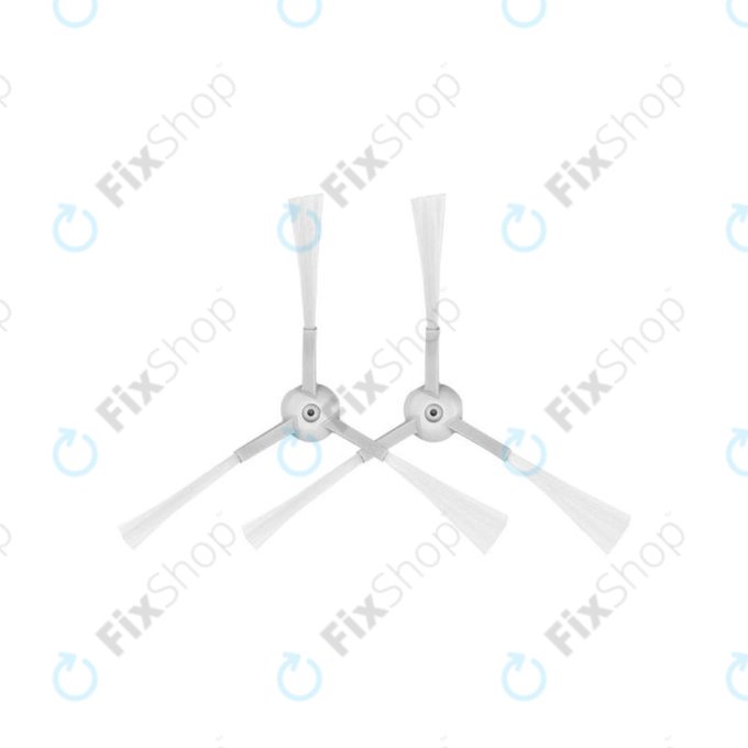 Πλαϊνή Βούρτσα (2τμχ) για Xiaomi Mi Robot Vacuum Mop Essential (Mijia G1) | Λευκό | White