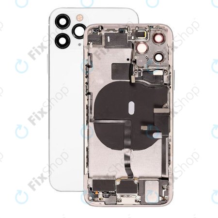 Πίσω Κάλυμμα με Μικρά Ανταλλακτικά για iPhone 11 Pro | Ασημί | Silver