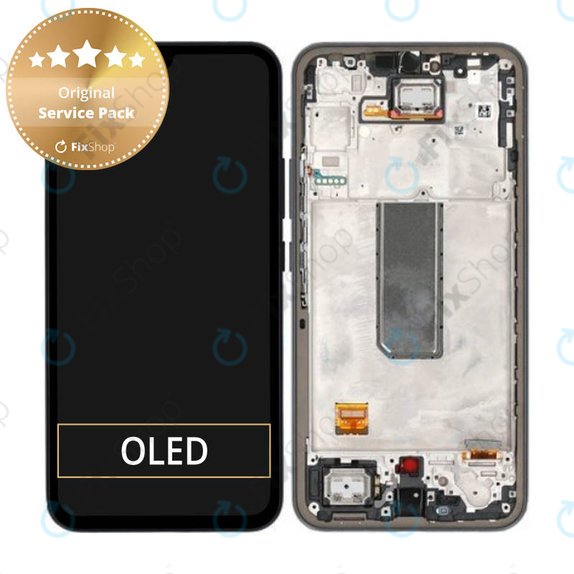 Συγκρότημα οθόνης για Samsung A34 5G, A346B, Black