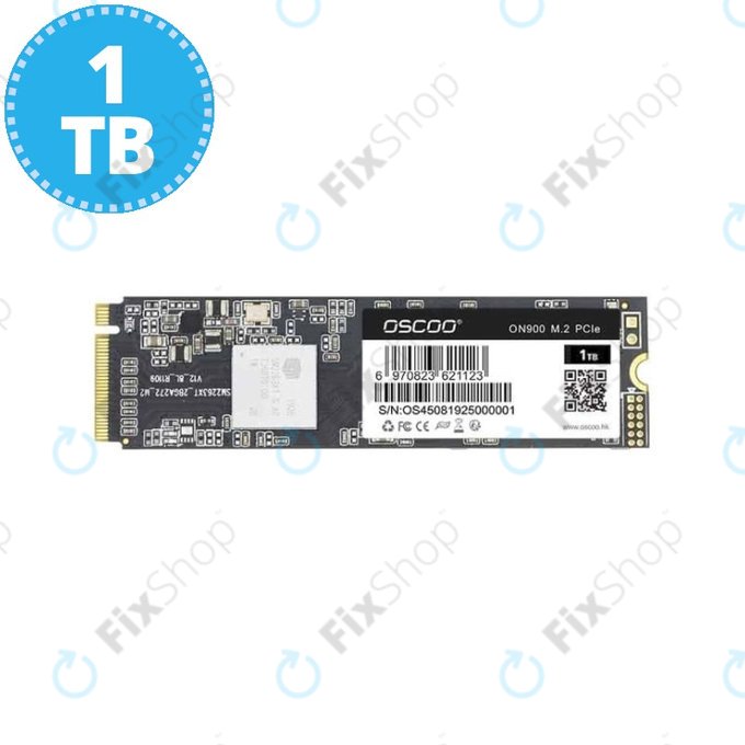 SSD 1TB για Oscoo ON900 M.2 PCIe - MacBook Air | Pro (Μέσα 2013 - 2017)