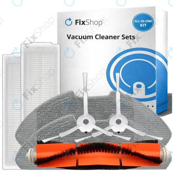 Σετ ανταλλακτικών για Xiaomi Mi Robot Vacuum Mop 2 Pro, 2 Lite (1x Κύρια βούρτσα, 2x Φίλτρο, 2x Πλαϊνή Βούρτσα, 2x Πανί Σφουγγαρίστρας)
