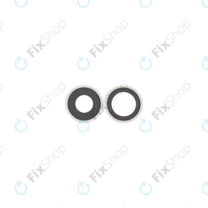 Φακός Πίσω Κάμερας με Πλαίσιο για iPhone 17, White, 2τμχ