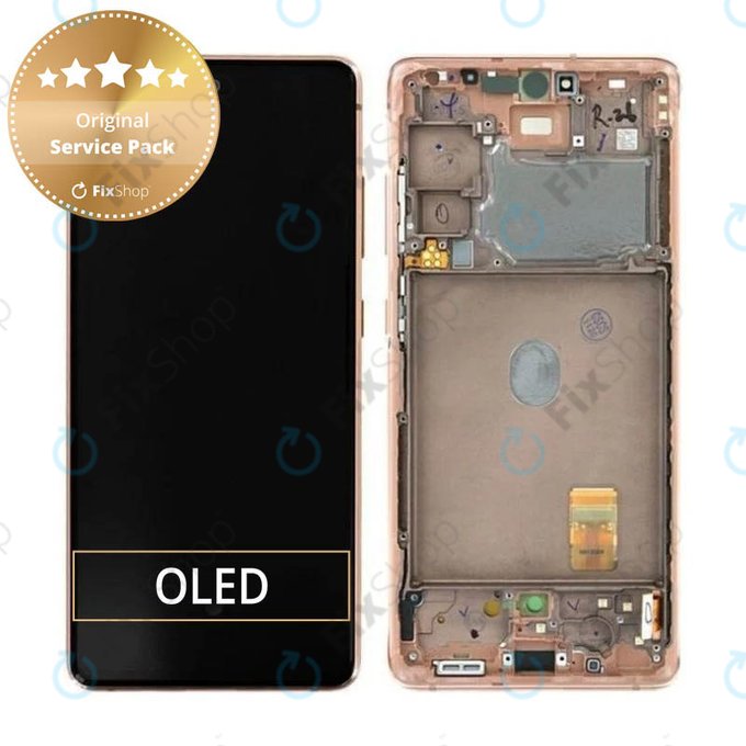 LCD Display Assembly για Samsung S20 FE | G780F | GH82-24219F | GH82-31328F | GH82-31329F | GH82-24220F | Cloud Orange | Service Pack