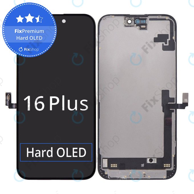 Συγκρότημα οθόνης για iPhone 16 Plus, FixPremium Hard OLED