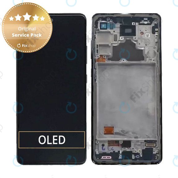 Συγκρότημα οθόνης για Samsung A52, A525F, A526B, Awesome White, Service Pack