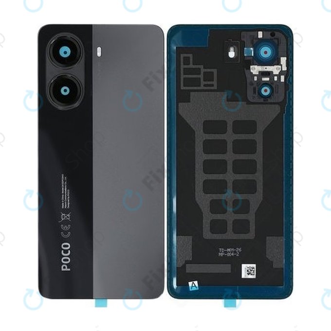 Καπάκι Μπαταρίας για Xiaomi Poco X7 Pro 2412DPC0AG | 56003000O1000 | Μαύρο, Black | Genuine Service Pack