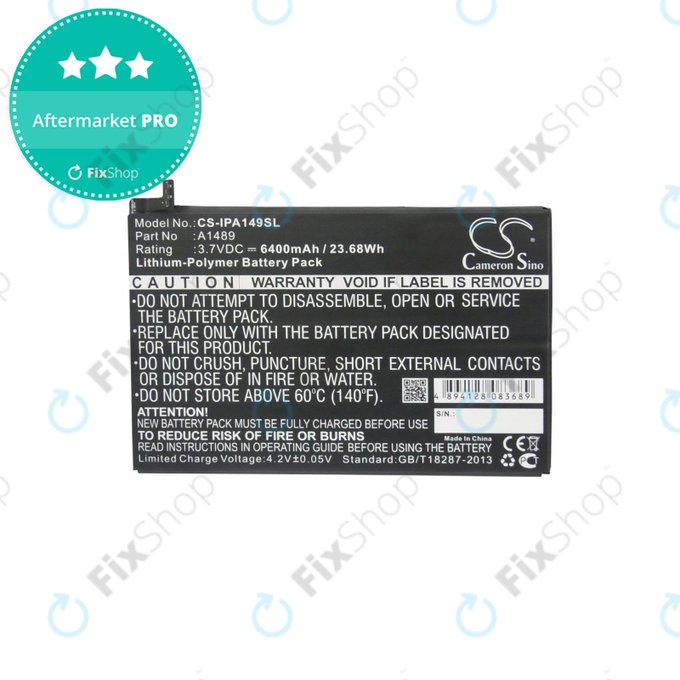 Μπαταρία για iPad Mini 2, Mini 3, A1489, A1512, 6400mAh, HQ