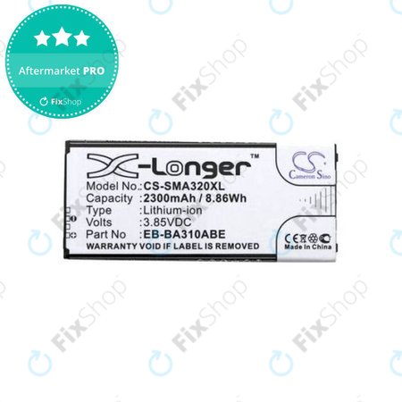 Μπαταρία για Samsung A3 A310F (2016), EB-BA310ABE, 2300mAh, HQ