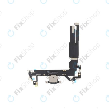 Επαφές Φόρτισης + Καλώδιο Flex για iPhone 16 | Μαύρο | Black