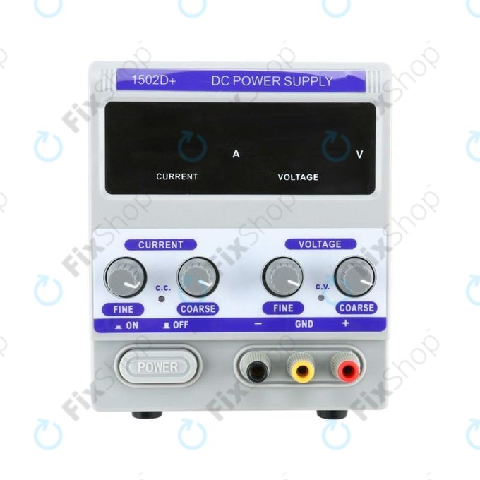 Ρυθμιζόμενο Τροφοδοτικό DC για Επισκευή Κινητών Τηλεφώνων (0-15V, 0-2A, 230V EU) για Dingke 1502D+