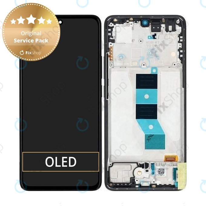 LCD Display Assembly για Xiaomi Redmi Note 14 5G 24094RAD4G | 56002000O1700 | Midnight Black | Genuine Service Pack