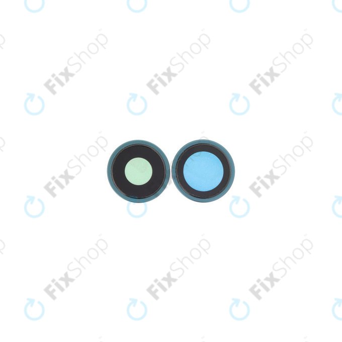 Φακός Πίσω Κάμερας με Πλαίσιο για iPhone 16, 16 Plus, Teal, 2τμχ