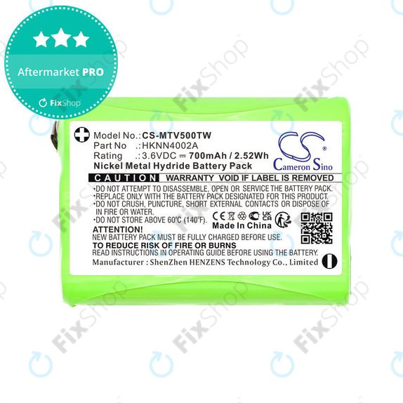 Μπαταρία για Motorola Talkabout T280, T200, T82, T82 Extreme, 700mAh, Ni-MH, 3.6V, HKNN4002A, HQ