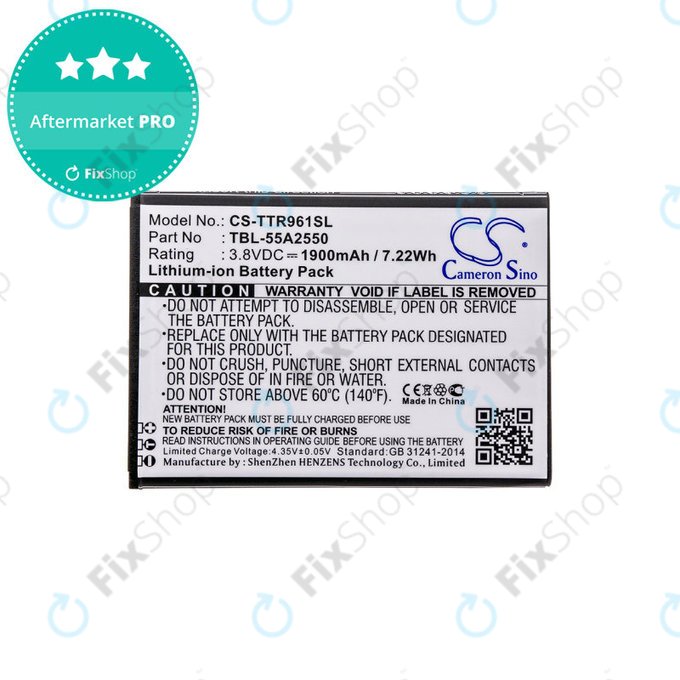 Μπαταρία για TP-Link M7350, 1900mAh, Li-ion, 3.8V, TBL-55A2550, HQ