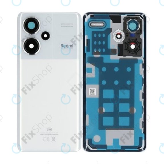 Καπάκι Μπαταρίας για Xiaomi Redmi Note 13 Pro+ 23090RA98C | 560033N16U00 | Moonlight White | Service Pack