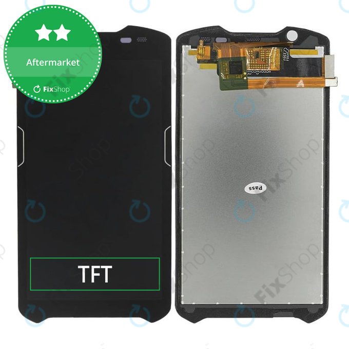 LCD Display με Touch Screen (με τρύπα) για Zebra TC52 | TC57