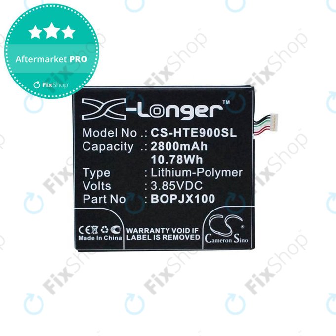 Μπαταρία για HTC One E9 Plus, B0PJX100, 2800mAh, HQ