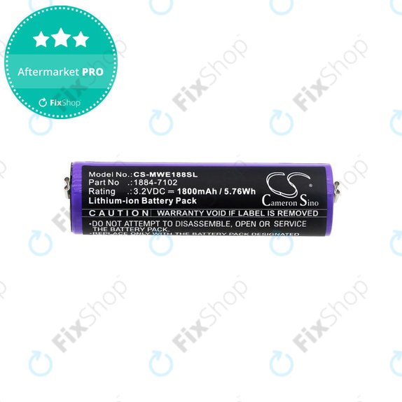 Μπαταρία για Moser Ermila 1884, 1885, Wahl 1884 LI+PRO, Wahl Ermila 1884, 1885, 1800mAh, LiFePO4, 3.2V, -, HQ