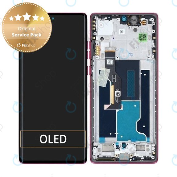 LCD Display Assembly για Motorola Edge 50 Fusion | 5D68C24345 | Hot Pink | Genuine Service Pack