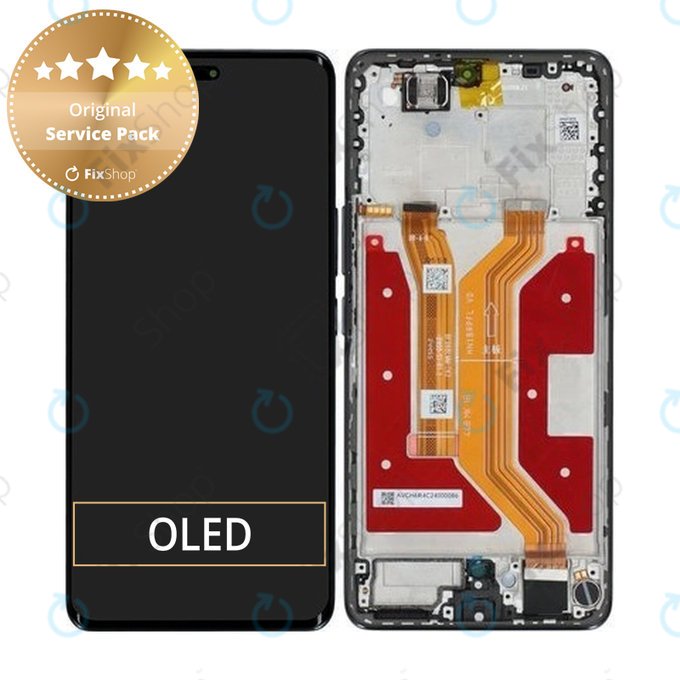 LCD Display Assembly για Honor Magic7 Lite | 0235AMMM | Titanium Black | Genuine Service Pack