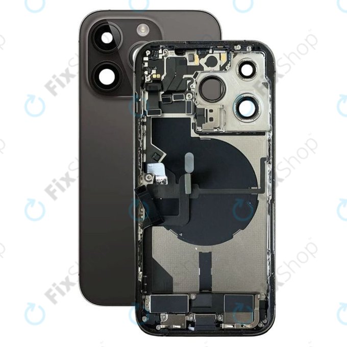Πίσω Κάλυμμα με Μικρά Ανταλλακτικά για iPhone 14 Pro | Space Black