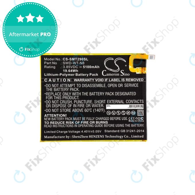 Μπαταρία για Galaxy Tab A 8.0 2019, SWD-WT-N8, 5100mAh, HQ
