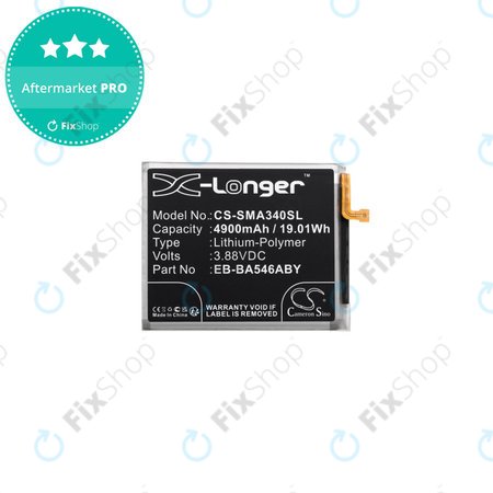 Battery για Samsung A34 5G A346B | EB-BA546ABY | 4900mAh | HQ