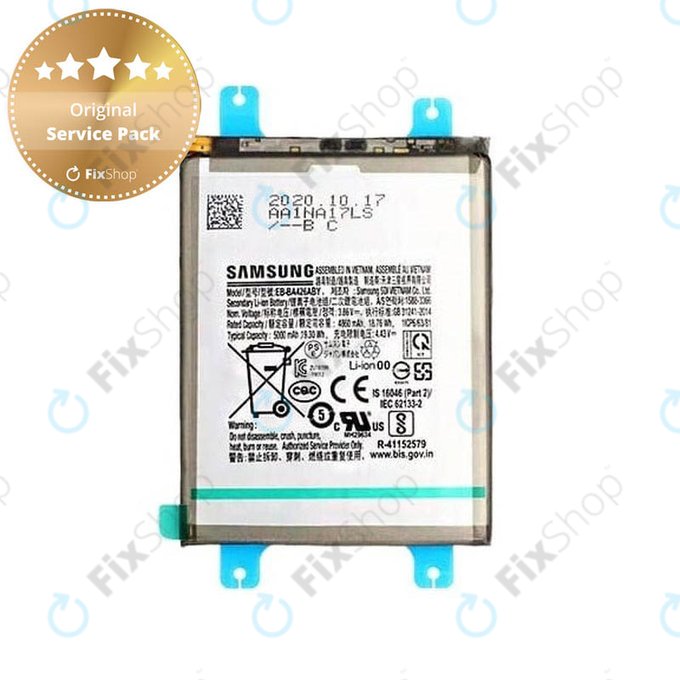 Μπαταρία για Samsung A32 5G, A42 5G, A72, A72 5G, M22, M32, GH82-25123A, GH82-25461A, EB-BA426ABY, 5000mAh, Service Pack