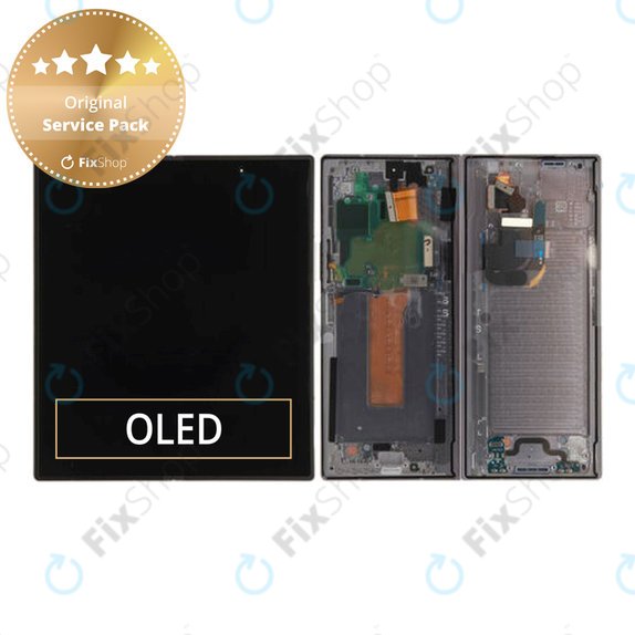 Συγκρότημα οθόνης για Samsung Z Fold 6, F956B, Silver Shadow, Service Pack