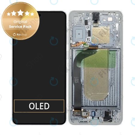 LCD Display Assembly για Samsung S25 Edge, GH82-37224A, Titanium Silver, Genuine Service Pack