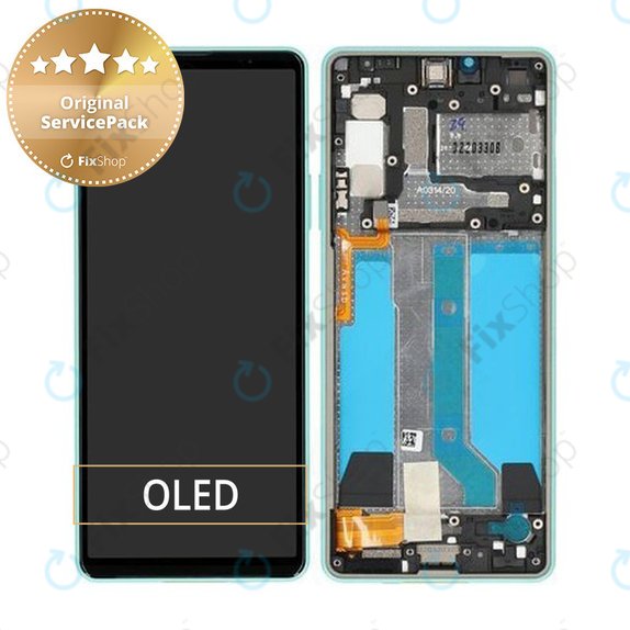 Συγκρότημα οθόνης για Sony Xperia 10 IV, XQCC54, Mint, Service Pack