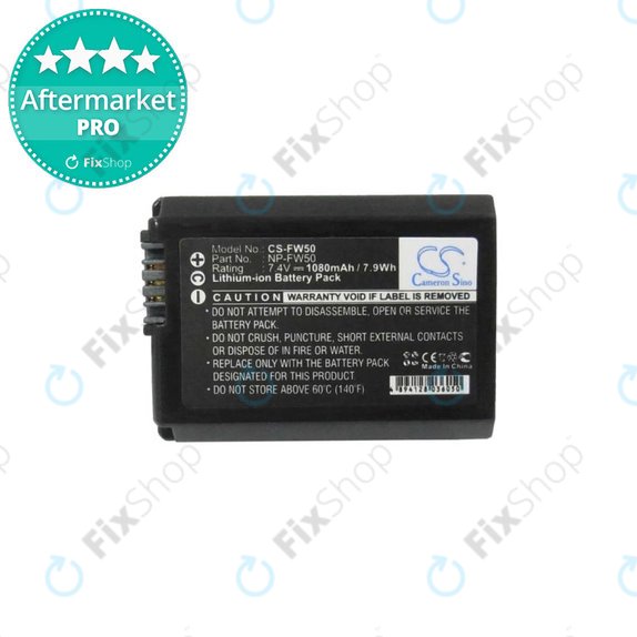Battery για Sony Alpha-series | DLSR-series | ILCE-series | NEX-series | SLT-series | NP-FW50 | Li-Ion | 1080mAh | HQ
