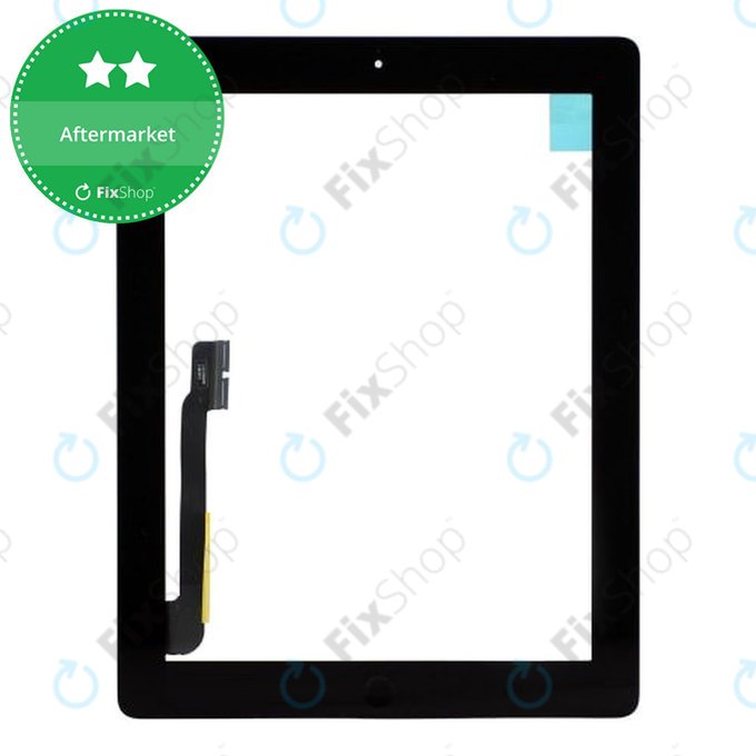 Οθόνη αφής με Home Button για iPad 3, iPad 4, Μαύρο, Black