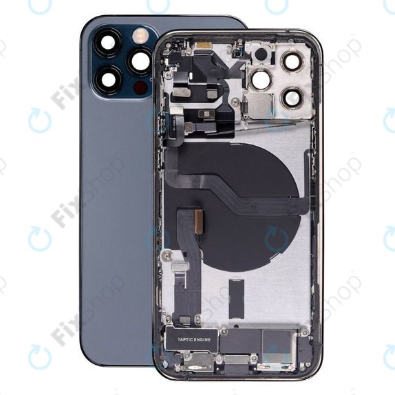 Πίσω Κάλυμμα με Μικρά Ανταλλακτικά για iPhone 12 Pro | Μπλε | Blue