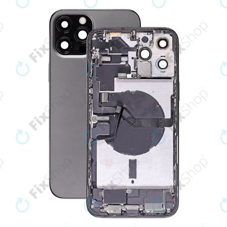Πίσω Κάλυμμα με Μικρά Ανταλλακτικά για iPhone 12 Pro Max | Γραφίτης | Graphite