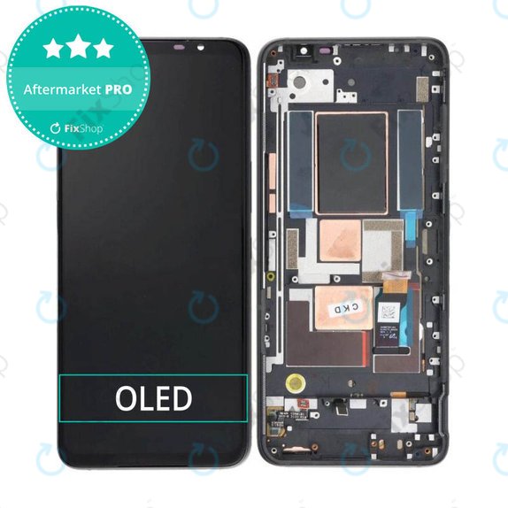 Συγκρότημα οθόνης για Asus ROG Phone 5s, ZS676KS, 5s Pro ZS676KS-1A, Phantom Black