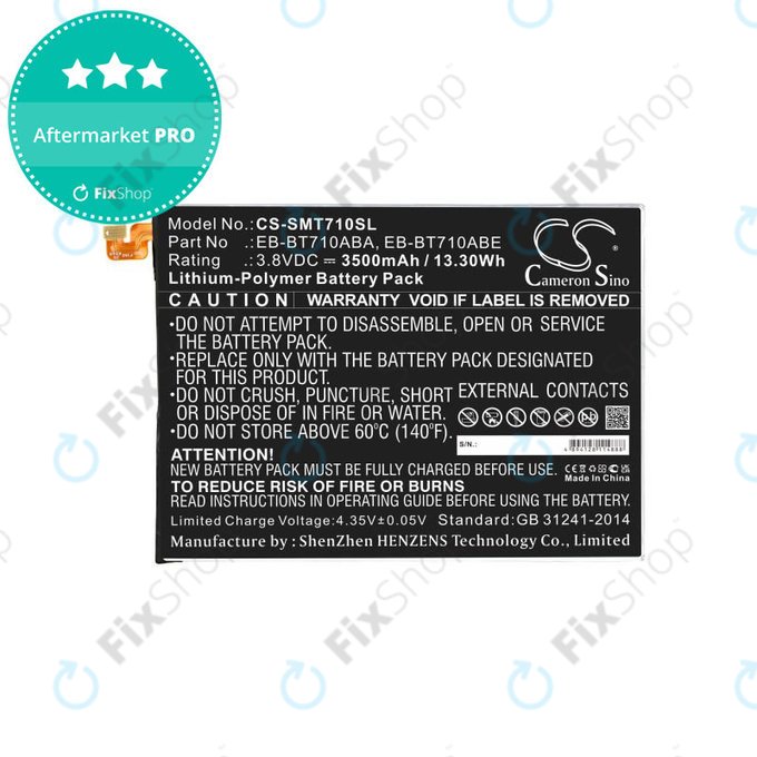 Μπαταρία για Samsung Galaxy Tab S2 8.0, 3500mAh, Li-Pol, 3.8V, EB-BT710ABA, HQ