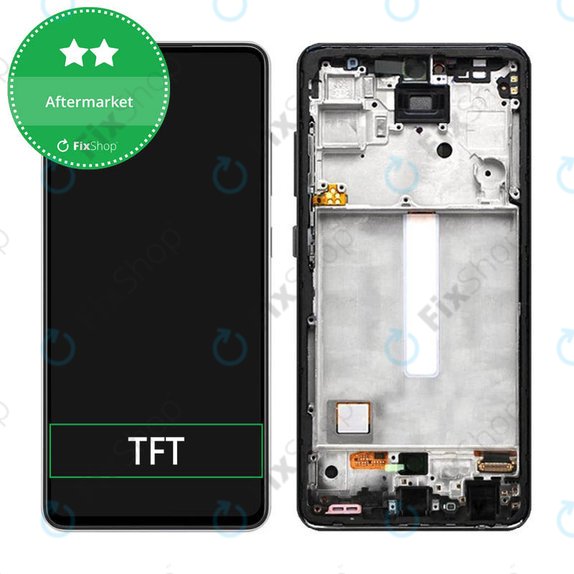 Συγκρότημα οθόνης για Samsung A52 4G A525F, Awesome Black, Aftermarket