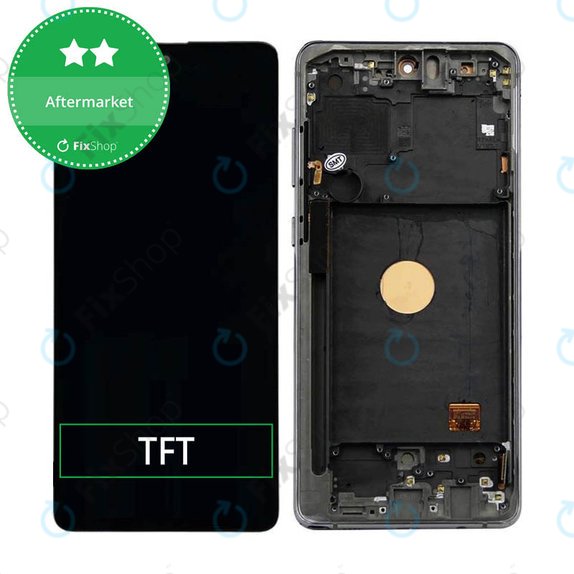 Συγκρότημα οθόνης για Samsung Note 10 Lite, N770F, Aura Black, Aftermarket