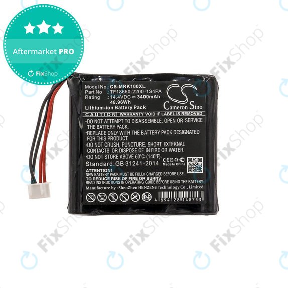 Μπαταρία για Marshall Kilburn, 3400mAh, Li-Ion, 14.4V, TF18650-2200-1S4PA, HQ