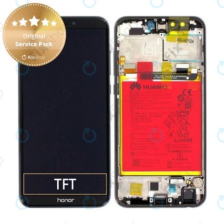OLED/LCD Display Assembly με Battery για Huawei Honor 9 Lite | 02351SNN | Midnight Black | Service Pack