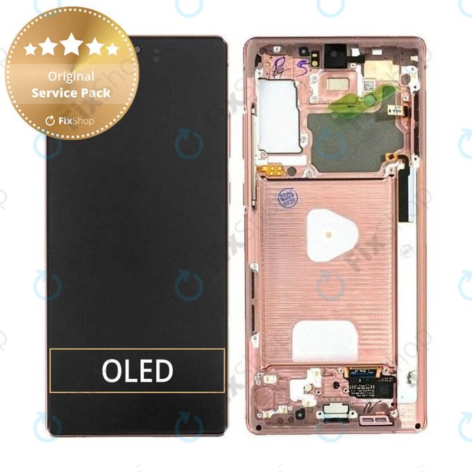 Συγκρότημα οθόνης για Samsung Note 20, N980B, GH82-23495B, GH82-23733B, Mystic Bronze, Service Pack