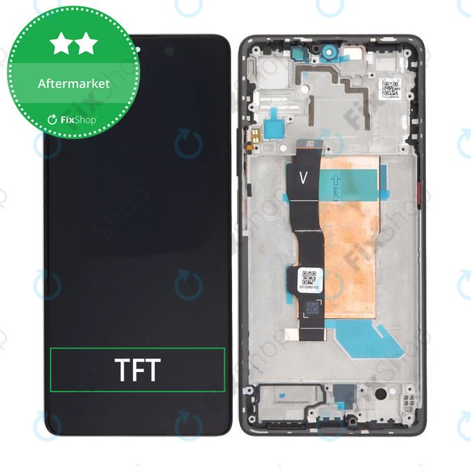 LCD Display Assembly για Xiaomi Poco F5 | 23049PCD8G | 23049PCD8I | Μαύρο, Black | Aftermarket