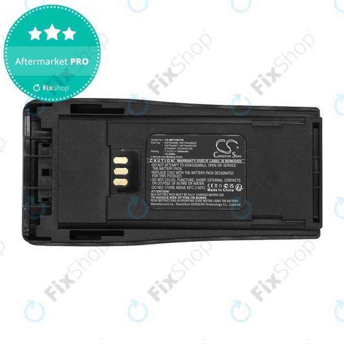 Μπαταρία για Motorola CP140, 150, 160, 200, DP1400, GP3188, 1800mAh, Li-Ion, 7.2V, NNTN4496, HQ