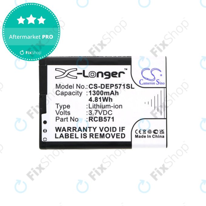 Μπαταρία για CPA Halo 11, 1300mAh, Li-Ion, 3.7 V, RCB571, HQ