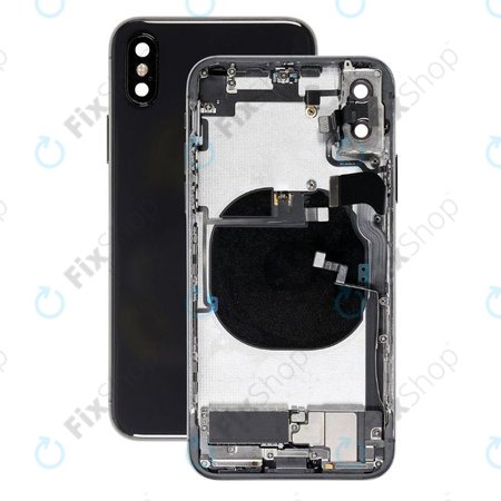 Πίσω Κάλυμμα με Μικρά Ανταλλακτικά για iPhone XS | Διαστημικό Γκρι | Space Gray