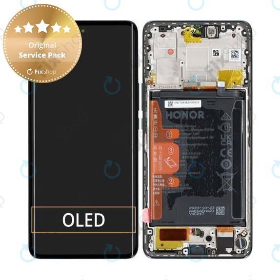 LCD Display Assembly με Battery για Honor Magic6 Lite | 0235AHHP | 0235AHHU | Μαύρο, Black | Service Pack