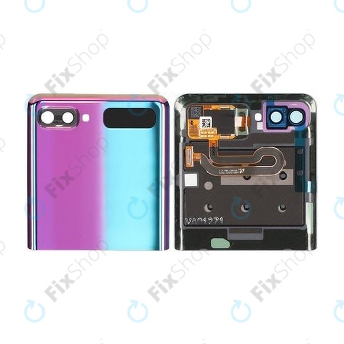 Καπάκι Μπαταρίας για Samsung Z Flip | F700N | GH96-13380B | Top | Mirror Purple | Service Pack
